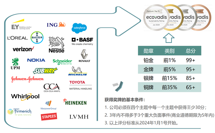 手袋工廠剛收到EcoVadis的賀函