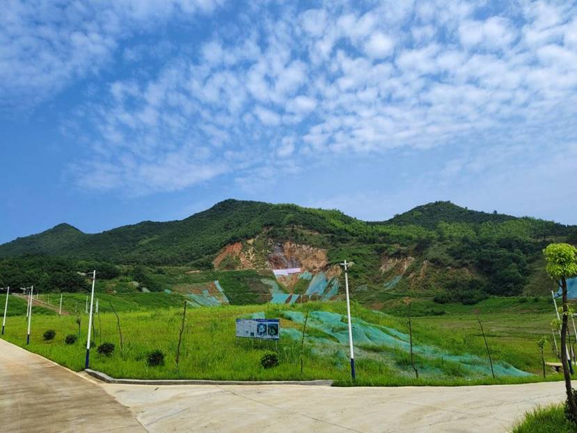 銅山、前山露天采坑復墾項目完成